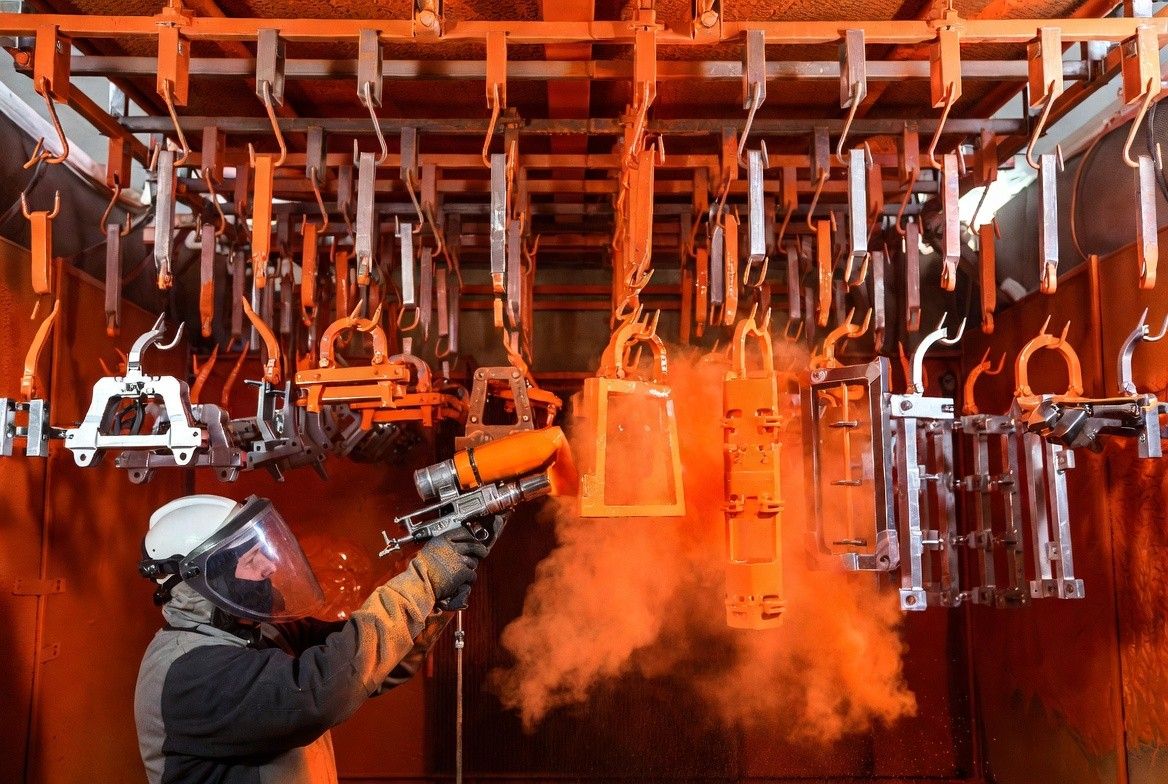 Asesoría e instalación de sistemas de pintura electrostática